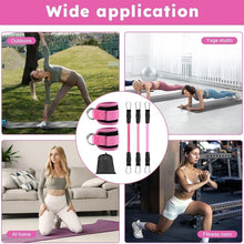 Load image into Gallery viewer, Ankle Resistance Band Set for Leg and Hip Training
