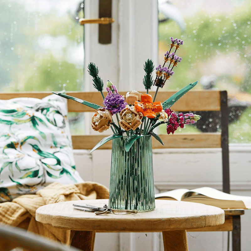 3D preserved flower assembly toy