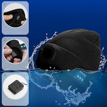 Load image into Gallery viewer, Bluetooth Beanie with LED Light &amp; Removable Speakers