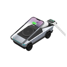 Load image into Gallery viewer, Cybertruck-Inspired 3-in-1 Multifunctional Wireless Charger