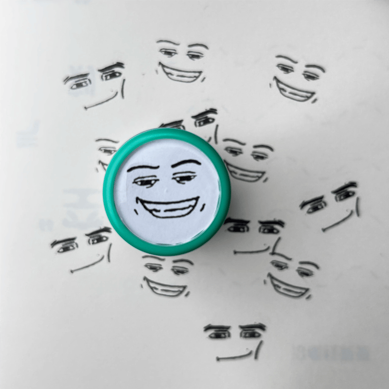 Game Characters Funny Expressions Stamp