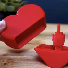 Load image into Gallery viewer, Valentine's Day Middle Finger Heart Prank Gift
