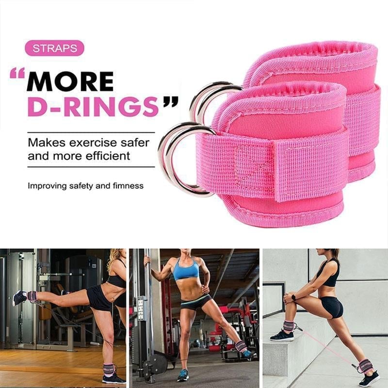 Ankle Resistance Band Set for Leg and Hip Training