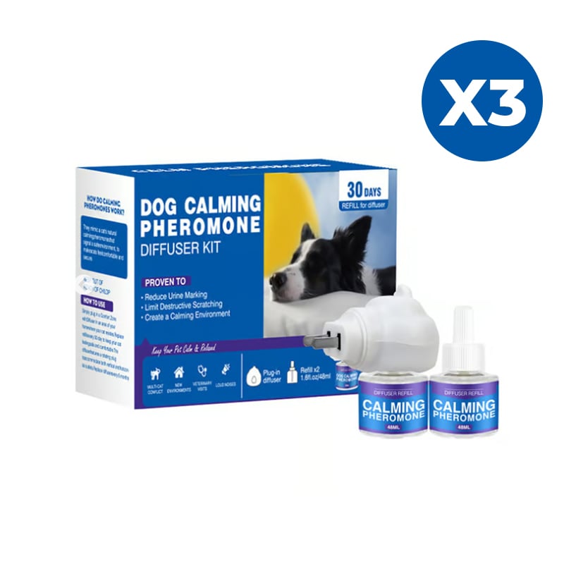 Pet Calming Pheromone Diffuser Set (Cat & Dog Versions)