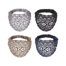 Load image into Gallery viewer, Plum Blossom Hollow Beaded Wide Headband