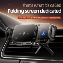 Load image into Gallery viewer, Wireless Charging Rotating Car Mount