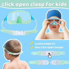 Load image into Gallery viewer, Swim Goggles with Nose Cover