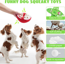 Load image into Gallery viewer, Orange Hide-and-Seek Plush Dog Toy