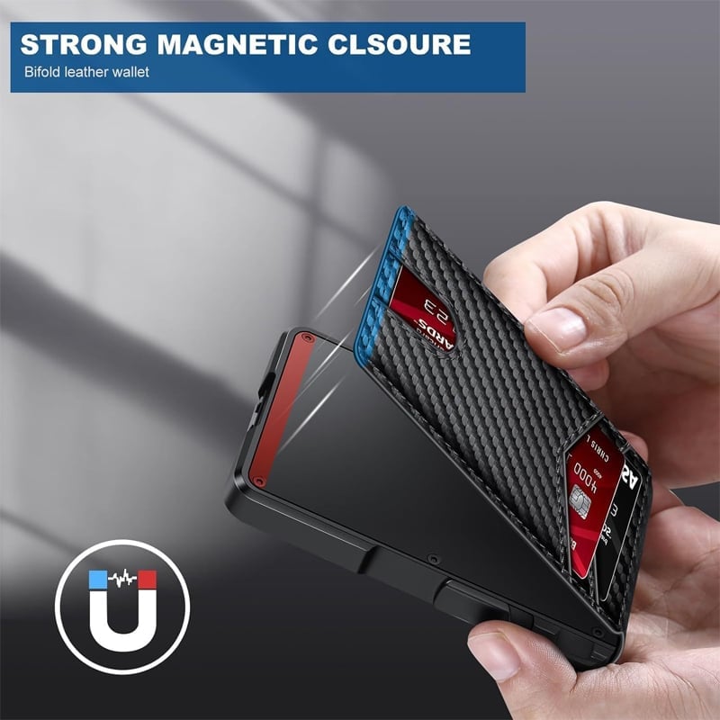 Sakerplus® Anti-theft aluminum alloy card holder
