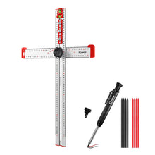 Load image into Gallery viewer, Accurate Hole Position Marker - 4 in 1 Drilling Positioning Ruler