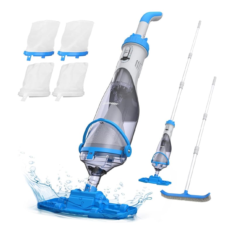 US Standard - 3in1Cordless Rechargeable Powerful Motor Swimming Pool Vacuum Cleaner