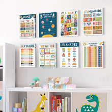 Load image into Gallery viewer, 📚Boho PreK Educational Posters 16 pcs