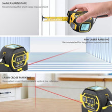 Load image into Gallery viewer, Portable 3-in-1 Infrared Laser Tape Measuring