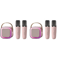 Load image into Gallery viewer, Mini Karaoke Machine with Wireless Microphones