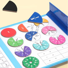 Load image into Gallery viewer, Montessori Magnetic Book Fraction Puzzle For Children