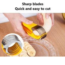 Load image into Gallery viewer, Stainless Steel Banana Cutter