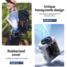 Load image into Gallery viewer, Rechargeable Waist Clip Fan