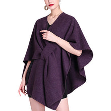 Load image into Gallery viewer, Women's Solid Color Cape Shawl