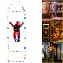 Load image into Gallery viewer, Christmas Ladder Decoration Lights With Santa Claus