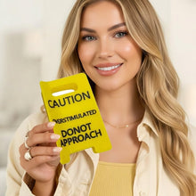 Load image into Gallery viewer, Caution Overstimulated Sign Hair Claw Clip