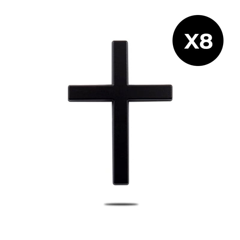 3D Cross Sticker