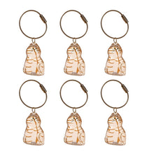 Load image into Gallery viewer, Cat Fur Keepsake Keychain – Transparent Memory Pendant for Pet Hair Storage