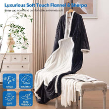 Load image into Gallery viewer, Electric Wearable Throw Blanket with Sleeves