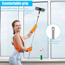 Load image into Gallery viewer, 425 cm 2 in 1 Retractable Window Cleaning Brush &amp; Scraper Set