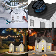 Load image into Gallery viewer, Outdoor hanging solar-powered bird feeder