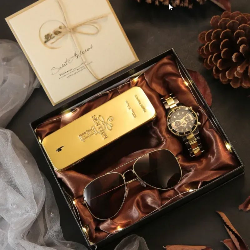 Men’s Watch, Glasses & Perfume Gift Set