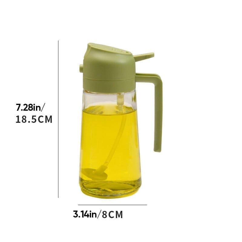 Sakerplus 2-in-1 Glass Oil Sprayer and Dispenser