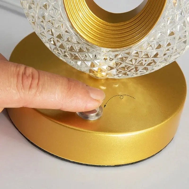 Creative Crystal Bedside Night Lamp