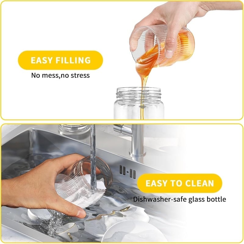 Multipurpose Honey Glass Bottle