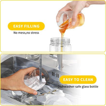 Load image into Gallery viewer, Multipurpose Honey Glass Bottle