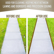 Load image into Gallery viewer, Half-moon lawn edger with T-handle