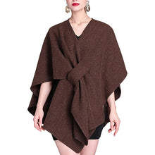 Load image into Gallery viewer, Women's Solid Color Cape Shawl