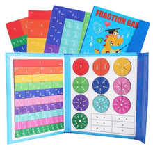 Load image into Gallery viewer, Montessori Magnetic Book Fraction Puzzle For Children