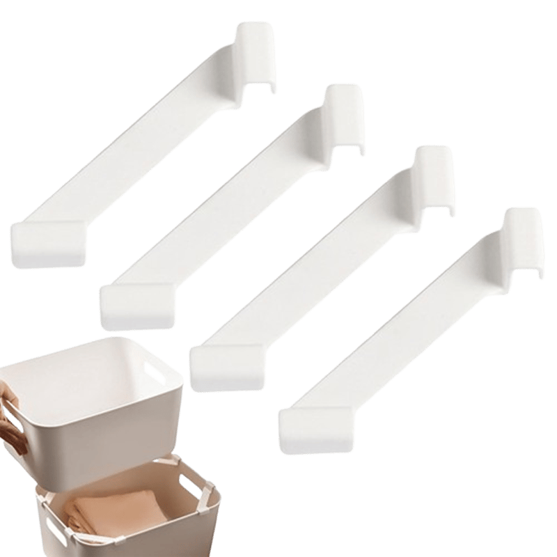 Auxiliary support for stacking storage boxes