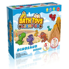 Load image into Gallery viewer, Glowing Dinosaur Shaped Bath Toy (6pcs/set with gift box Packaging)