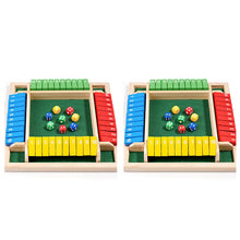 Load image into Gallery viewer, Shut The Box Game - Fun Table Math Game for Adults &amp; Kids
