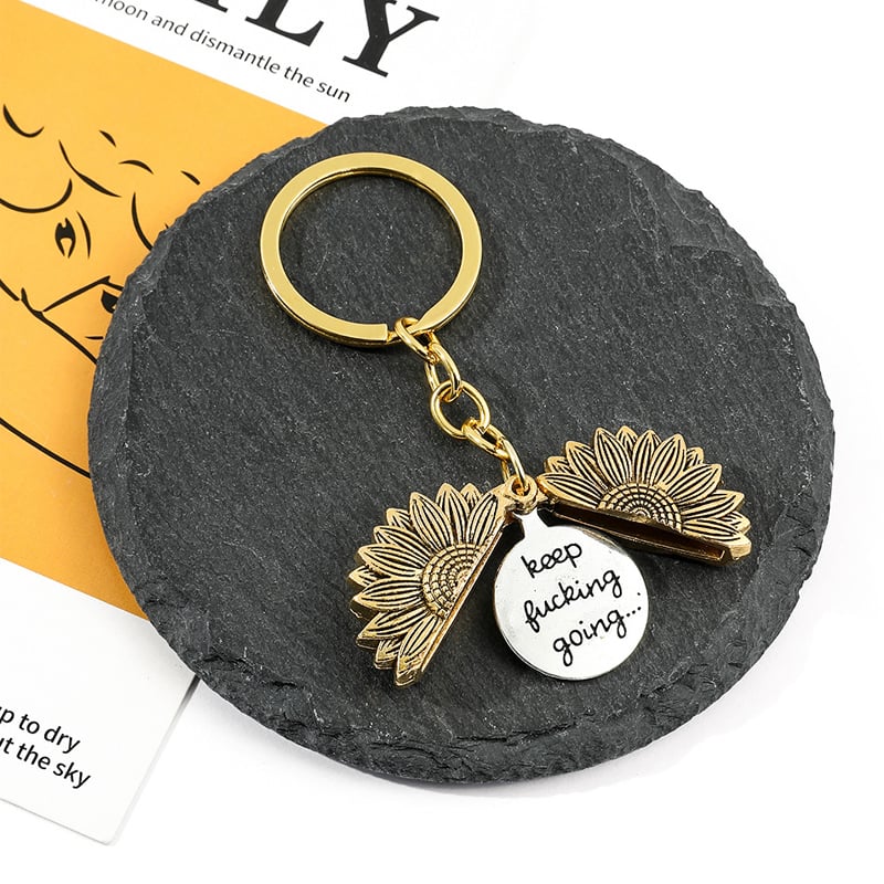 Sunflower Keychain