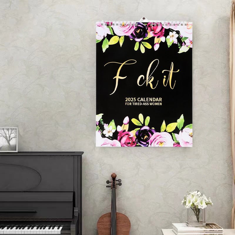 New 2025 Calendar with Fun Quotes and Planner