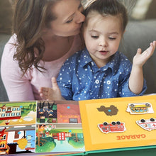 Load image into Gallery viewer, Busy Book for Kids to Develop Learning Skills Quiet Book Preschool Educational Toy