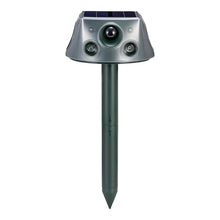 Load image into Gallery viewer, Ultrasonic Solar Animal Repeller