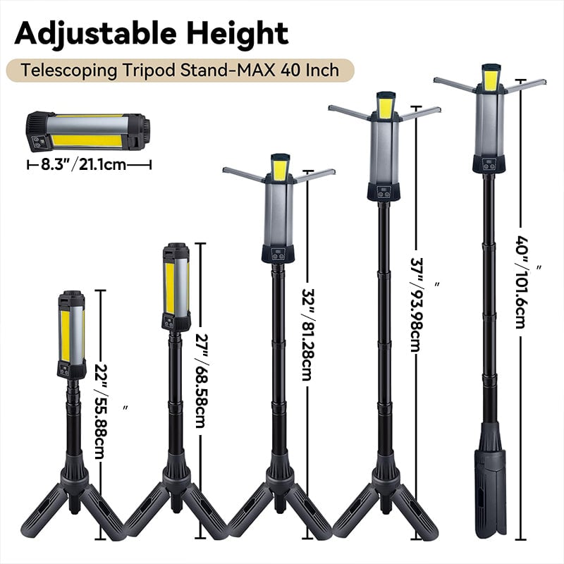 Foldable Camping Light with Bracket