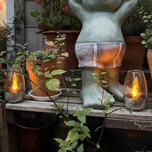 Load image into Gallery viewer, Solar LED Candle Goblet Light for Outdoor Waterproof Use