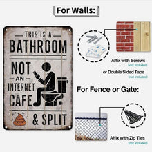 Load image into Gallery viewer, Creative Bathroom Door Sign