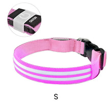 Load image into Gallery viewer, Dual Fiber Nighttime Luminous Dog Collar