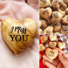 Load image into Gallery viewer, Pocket Hug Wooden Heart Token