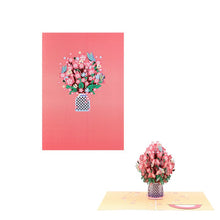 Load image into Gallery viewer, 3D Handmade Bouquet Greeting Card